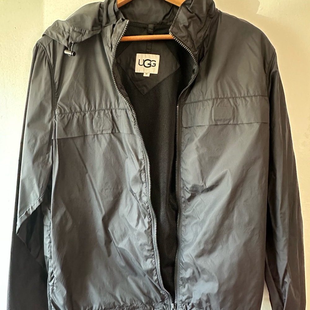 UGG Men's Charcoal Windbreaker
